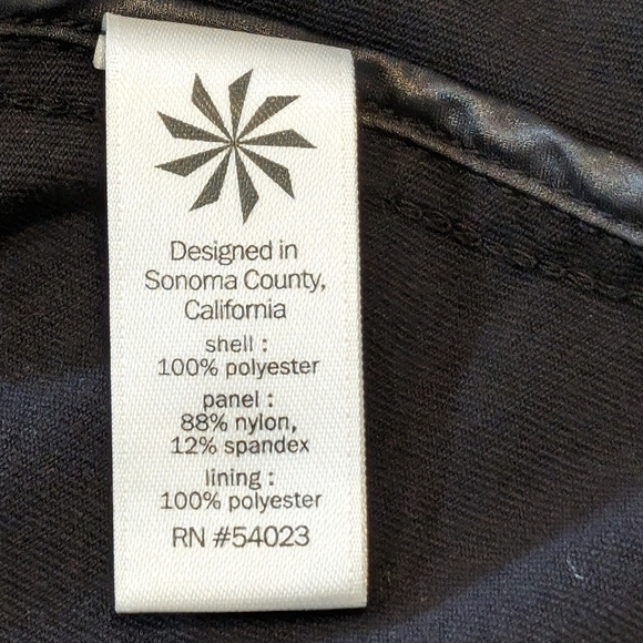 Athleta Left Bank Bomber Jacket Brown/Black Women's XL - Picture 6 of 10